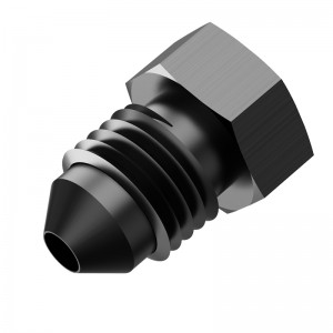 Blok Off Cap Male Pipe Adapter Fitting Plug Aluminiumlegering