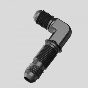 90 graders mandlige bulkhead brændstoffitting adapter Union Aluminium