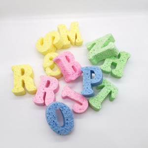 bruser svamp sæt naturlig kid cellulose svamp krop massage naturlig havbad eksfolierende svamp