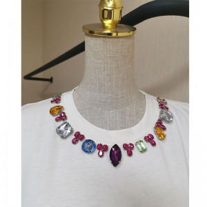 ny tencel hør bomuld blanding høj kvalitet ladie\\\'s t-shirt