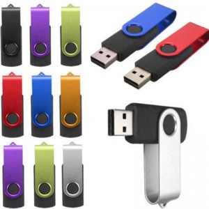 Ny Ankomst Usb Pen Drive 4GB 8 Gb 16 Gb 32 Gb farverige drejelige U Disk Lille Usb Flash Drive