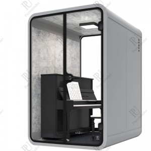 Bevægelig Bærbar Studio Hjem Stål Akustiske Skriveborde Stol Kontor Lydisolerede Pods Kontor Telefonboks Indendørs Arbejdsmøde Modular