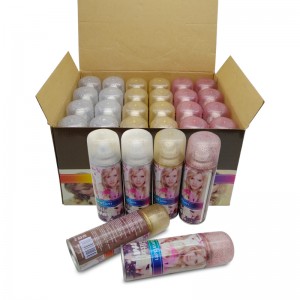 Hårfarve spray hår og krop glitter dispenser pulver spray glitter hår spray