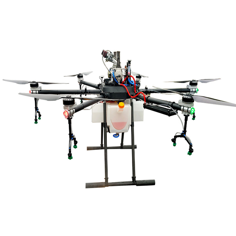 6-akse 60 kg olie-drevet befrugtningstransport Drone Landbrugssprøjtningsdrone Landbrug