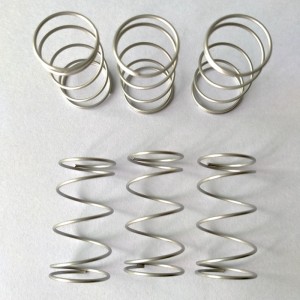 Nulstil rustfrit stål spiralfjeder