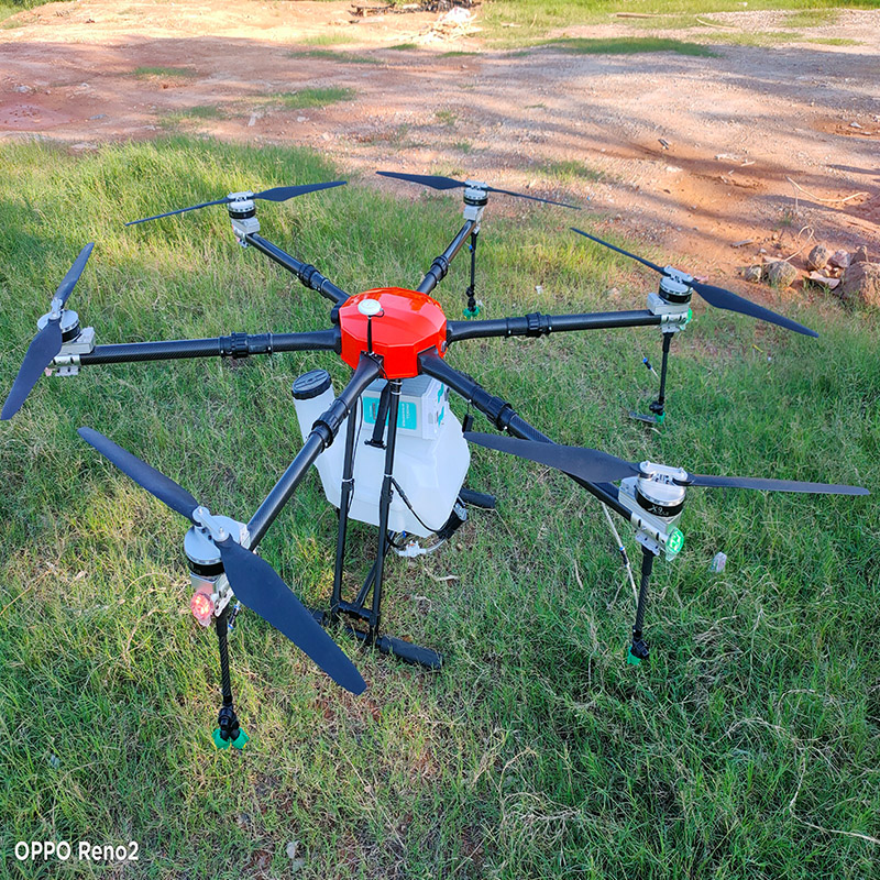 6-akse 22 kg gødning af drone landbrugssprøjtningsdrone landbrug
