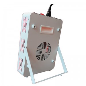 Rødt lysterapienhed, 660nm rødt lys og 850nm infrarød LED lysterapi, med timer og fjernbetjening, led- og muskelsmertestillende enhed, ansigtshud infrarød LED lysterapi