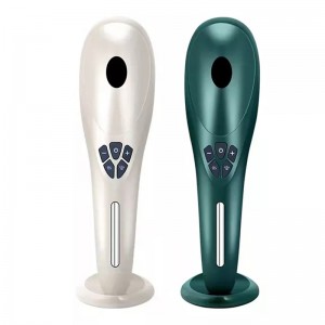 Hårvækstkam elektrisk laserhoved hovedbund massage RF rødblå lys Anti hårtab behandling Ems vibration Hårbørste