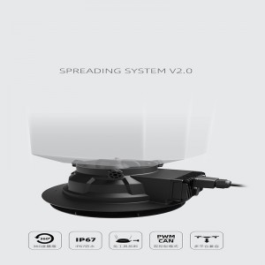 Landbrugsdronetodningssystemspreder