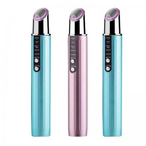 RF Beauty Eye Massager Stick Ems Beauty Eye Instrument Radio Frequency Hot&Cool Compress Instrument til at reducere fine linjer, anti-wrinkles, falmende mørk cirkel, falmende øjenposer