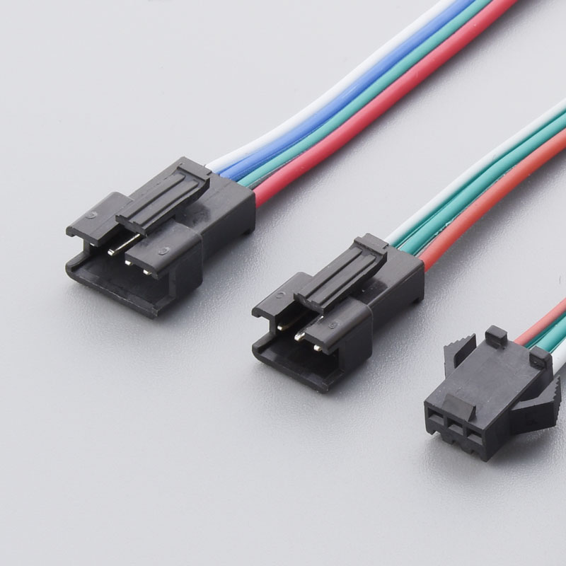 SM2,5 mm Terminal Wire 2,54 Pitch Car Electronic LED Lighter kabel SMP-02V-BC SMR-02V-B elektrisk sele linje tilpasning