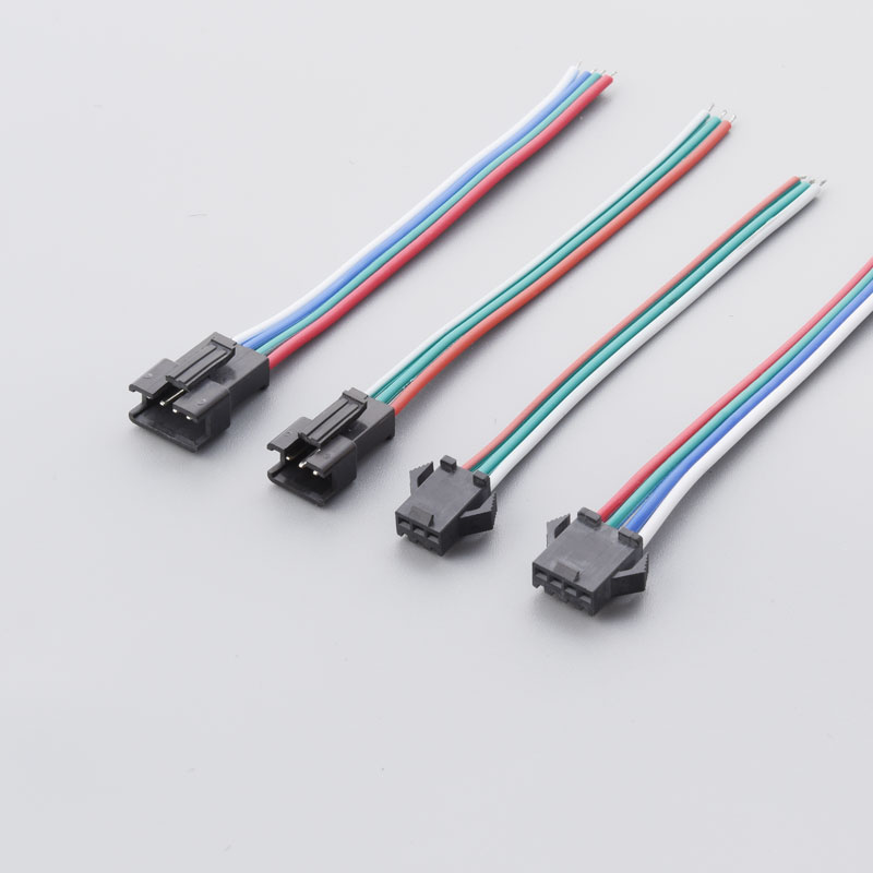 SM2,5 mm Terminal Wire 2,54 Pitch Car Electronic LED Lighter kabel SMP-02V-BC SMR-02V-B elektrisk sele linje tilpasning