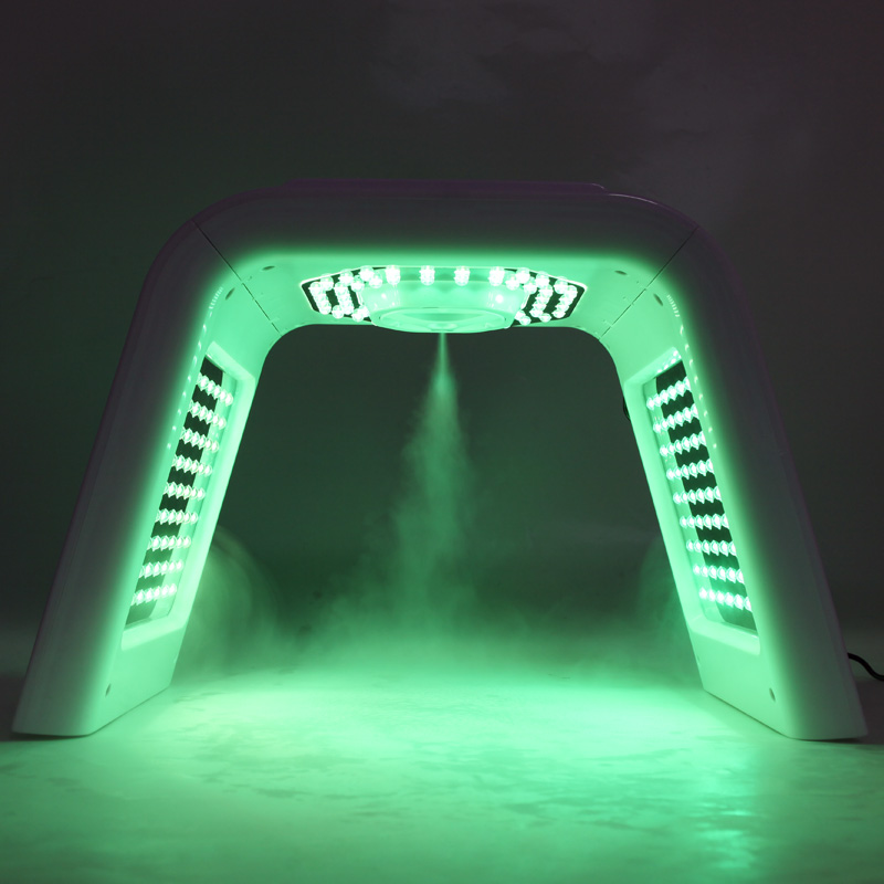 Hjemmebrug Multifunktionsskønhedsudstyr PDT LED Light Therapy Machine (Steam Type) Nano Vandtilskud, hudforyngelse, acne Fjern