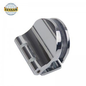 Halv runde hængsel mod væg