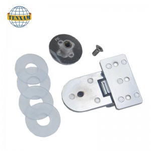 Rundt perle hængsel mod væggen