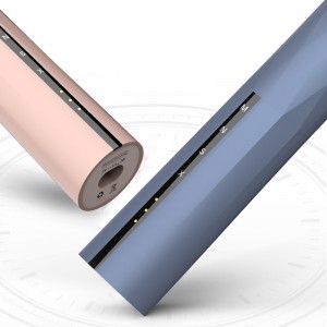 3D Professionel hvidt Sonisk elektrisk tandbørste, genopladelige elektriske tandbørster til voksne og børn, indbygget smart timer, rengøring af vandtæt tandbørster sæt, hvid-lyserøde-bule