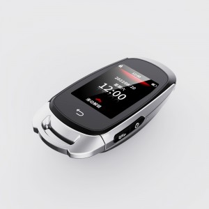 Smart Remote Control Car Key, Smart Automobile Key Upgrade Keeless Entry Compatible med Push Start Engine, LCD Display Auto Lock&Unlock, alt sammen i ennøgle Fob Hardware -udskiftning