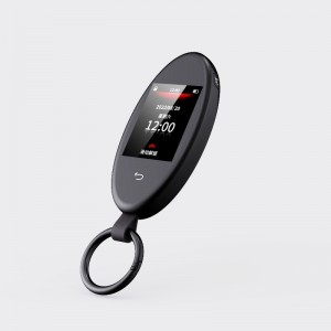 Smart LCD Screen Touch Car Key, opgradernøglefri indgang, lilla bilnøgle auto lock&låse fjernbetjening bilstarter,nøgle fob udskiftning anti tyveri tilbehør, køretøj logo display
