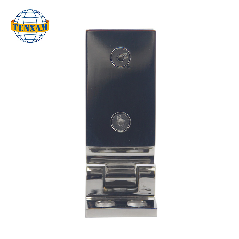 Enkelt kant 90 graders glassklemme