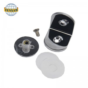 Enkelt sidekugle 90 graders fastgørelse af klip