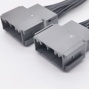 JAE34020PF1 Ny energikøretøjsbatteri forbindelsesholdet Vandtæt sele 2.2 Afstand Terminal Wire -tilpasning