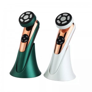 EMS Hot Cold Photon Beauty Instrument Face SkinWhiten Lift Stram ansigtsløft-skønhedsværktøj USB bærbar elektrisk ansigtsmassager, ansigtsintroduktion Rensning af hudstramning af rynkefjernelse Hot ansigtsintroduktion til skønhedsa...