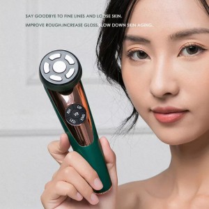 EMS Hot Cold Photon Beauty Instrument Face SkinWhiten Lift Stram ansigtsløft-skønhedsværktøj USB bærbar elektrisk ansigtsmassager, ansigtsintroduktion Rensning af hudstramning af rynkefjernelse Hot ansigtsintroduktion til skønhedsa...