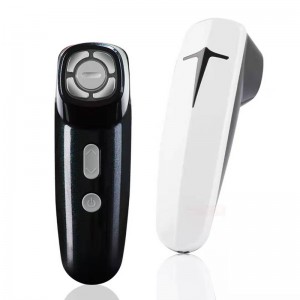 RF -radiofrekvensmaskine, ansigt og halsoprettelse, trodse puffiness, fremme absobtion, reducere fine linjer, ansigtstoning, varme og kulde, vibrationer, ansigtsskulpturestavhøj frekvens