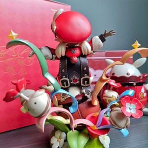 Anime Original God Zephyr Bestil Korie Spark Knight Ver. Smuk pige dukke håndmodel