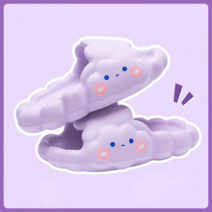 2022 Forår sommerpude unisex indendørs udendørs hus strand blød sød dejlig sandal tykke platform sky glider hjemmesko