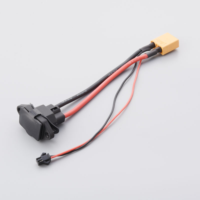 AMASS XT30 XT60 XT90 Adapter Parallel Board Connector Silicone Wire Cord Cord Prefix tilnyt energikøretøjsbatteri Brugerdefineret