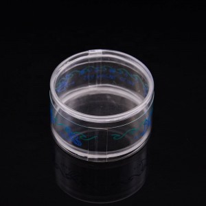 Brugerdefinerede plastemballagrør opbevaringsbokse til pin