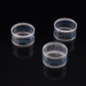 Brugerdefinerede plastemballagrør opbevaringsbokse til pin