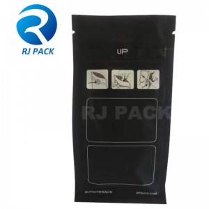 Børnebestandig flad bundpose med vindue