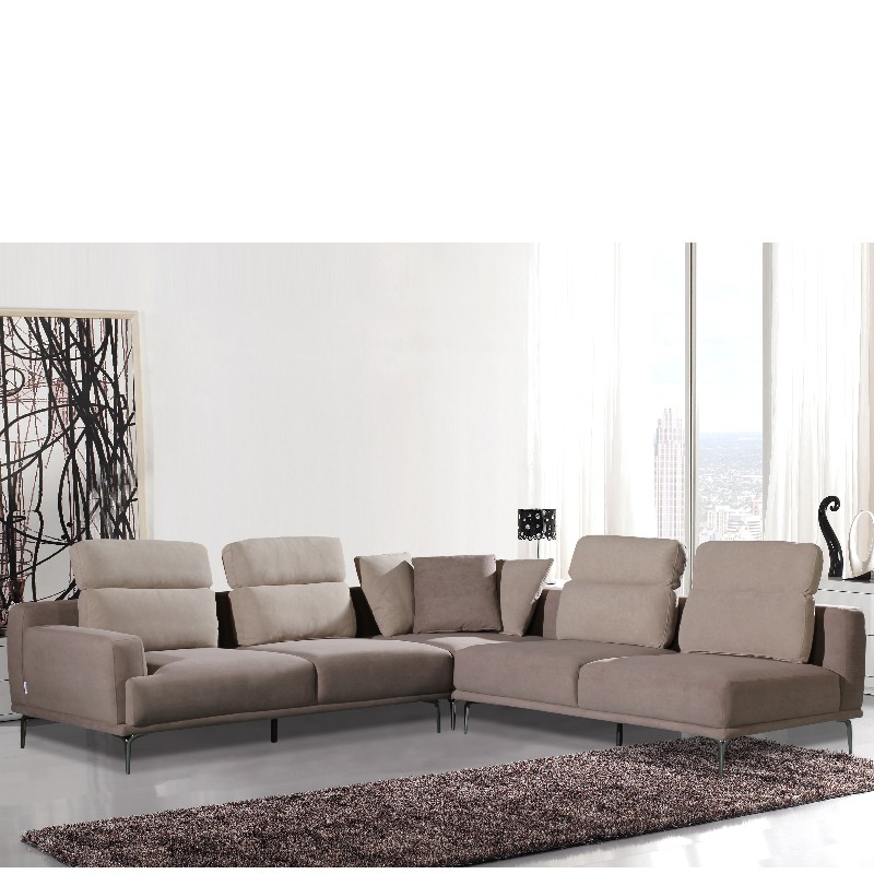 Stof chaise sektionssofa hjørne sofa stue sofa