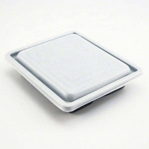 Engros disponible plastik 3 rum frokostboks madbeholder emballage