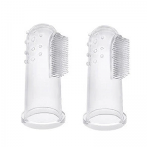 Blød børste silikone børn baby spædbarn tandpleje finger tandbørste