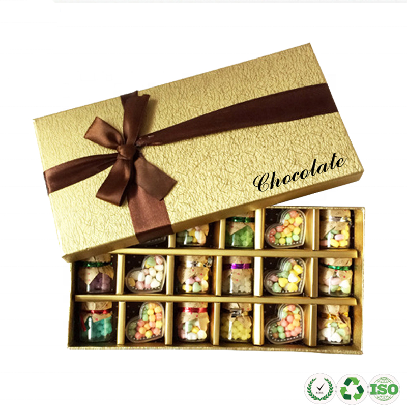 Brugerdefineret chokoladepapir slik gaveæske emballage