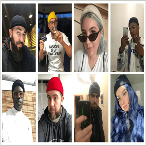 Kort fisker beanie til mænd kvinder, beanie hat