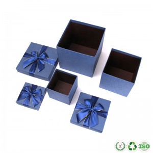 Brugerdefineret genanvendt håndværkspapir gaveæske