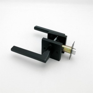 S7503 Privatlivsdørhåndtag til soveværelses- og badeværelsesdøre Matte sort