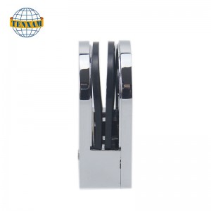 Varmtælgende rustfrit stål badeværelse glas klemme glashegn hardware tilbehør glas rækværk klemme