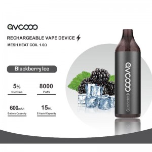 Avcooo genopladelig vape -enhed 8000 puffs