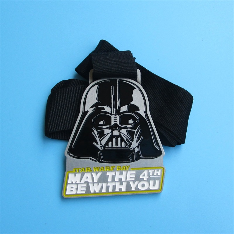 Personaliseret ære Awards Metal 3D Black Plagte militære medaljer