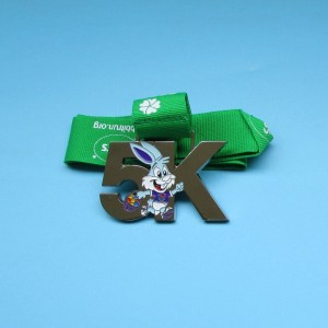 Metal Sports Medal Custom Medals Race for Kids Cute Design Rabbit Kid Medals