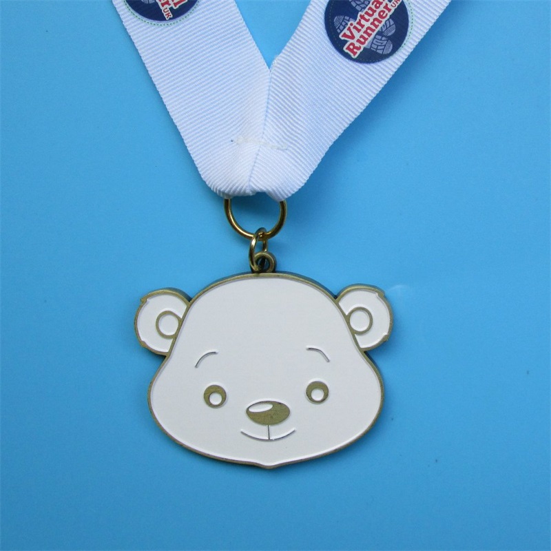 Brugerdefineret medaljon Soft Emaljerede metalsportmedaljer med bånd til salg