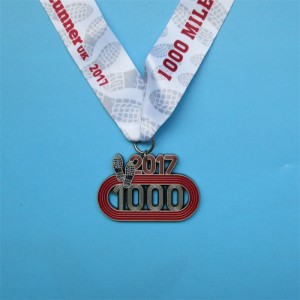 Producent Custom High Quality Metal 3D Marathon Sport Medal
