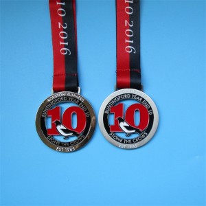 Die Cast Metal Badge 3D Activity Medals and Awards Medal of Honor med Ribbon