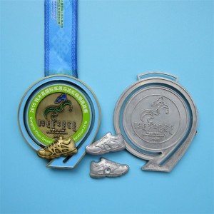 Die Cast Metal Badge 3D Activity Medals and Awards Medal of Honor med Ribbon