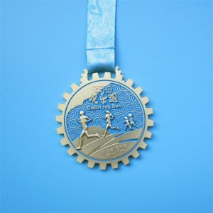 Gratis professionel design 3D zink legeringsmedaljemedaljer guld sølv kobber tilpassede medaljer